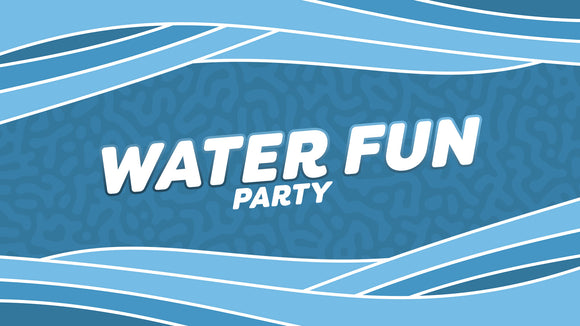 Water Fun Party Title Graphics