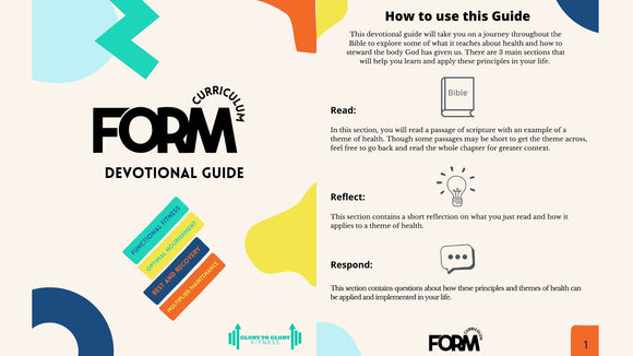 F.O.R.M Devotional Guide