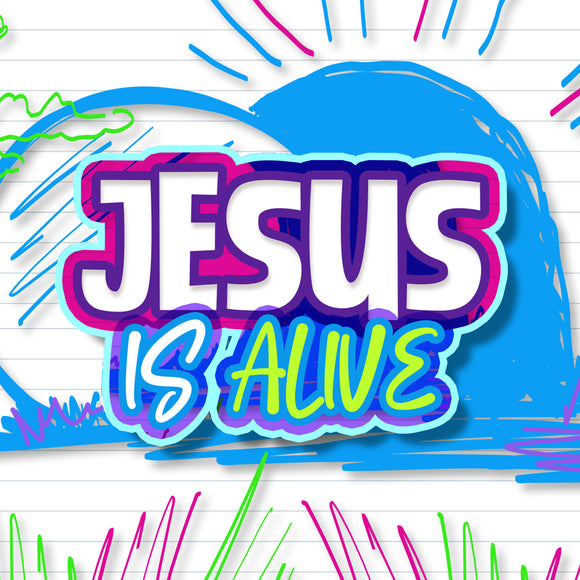 Jesus is Alive Social Graphics