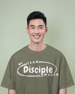 Pre-Order Now: Team Disciple Maker T-Shirt (Dark Green with Crisp White Design!)