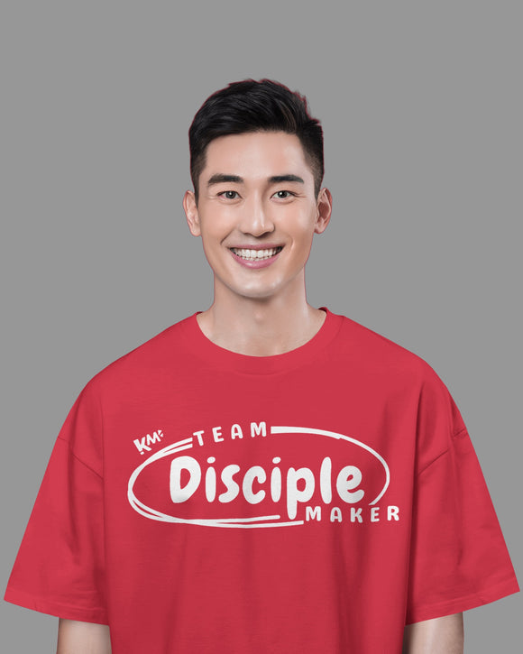 Pre-Order Now: Team Disciple Maker T-Shirt (Red with Crisp White Design!)