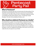 Pentecost Party Pail