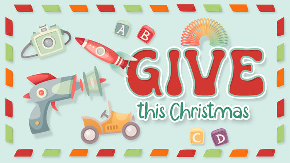 Christmas Toy Drive Title Graphics