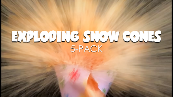 Exploding Snow Cones [5-Pack] Crowd Breaker Games