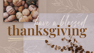 Happy Thanksgiving Title Graphic