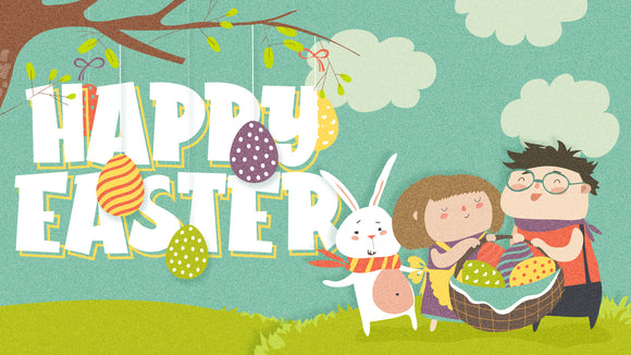 Happy Easter Title Graphic