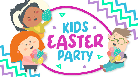 Kids Easter Party Title Graphics