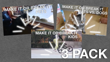 Make It or Break It [3 Pack] Crowd Breaker Games