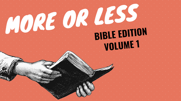 More or Less [Bible Edition Volume 1] On Screen Game