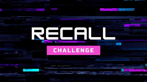 Recall Challenge On Screen Game