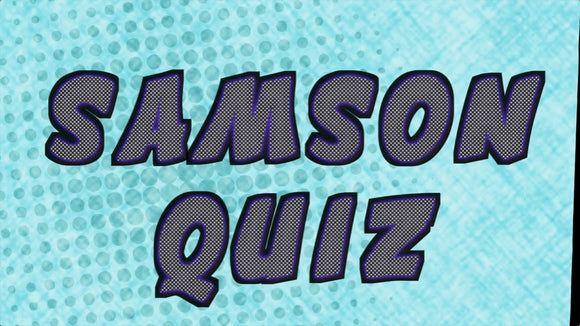 Samson Bible Quiz Video