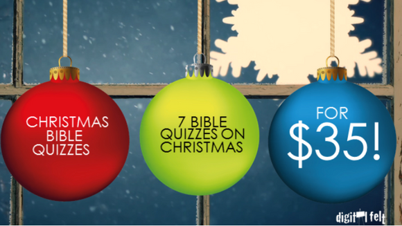 The Christmas Story Bible Quiz Video [7 Pack]