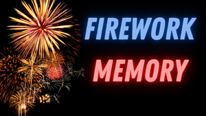 Firework Memory On Screen Game