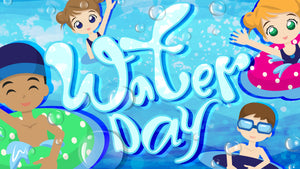 Water Day Title Graphics