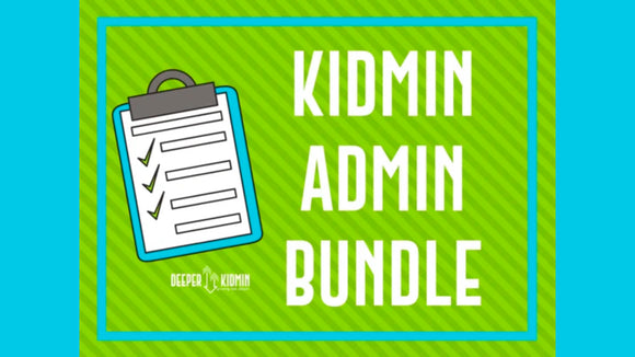 Kidmin Admin Bundle