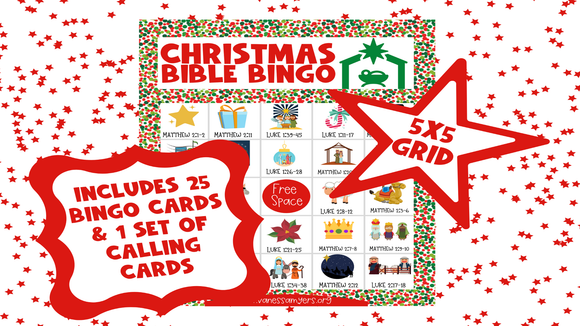 Christmas Bible Bingo